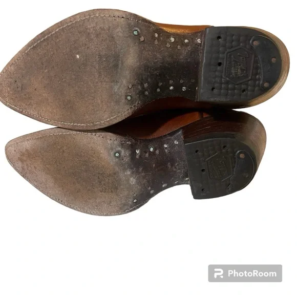 Tony lama 7224 leather cowboy cowgirl western boots. Size 4.5 C (wide) - Picture 4 of 10